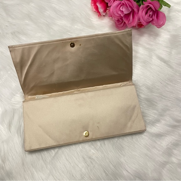 Prada Beige Satin Clutch - Picture 4 of 10